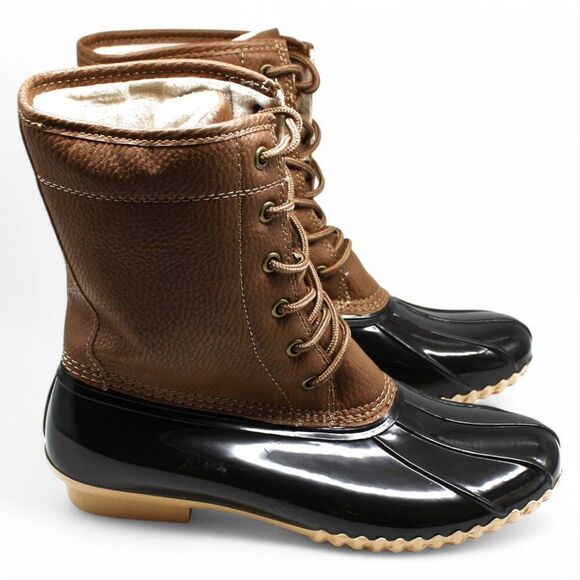 JBU by Jambu Womens Maplewood Waterproof Rain Mid Calf Boot Chocolate Brown - Picture 5 of 9